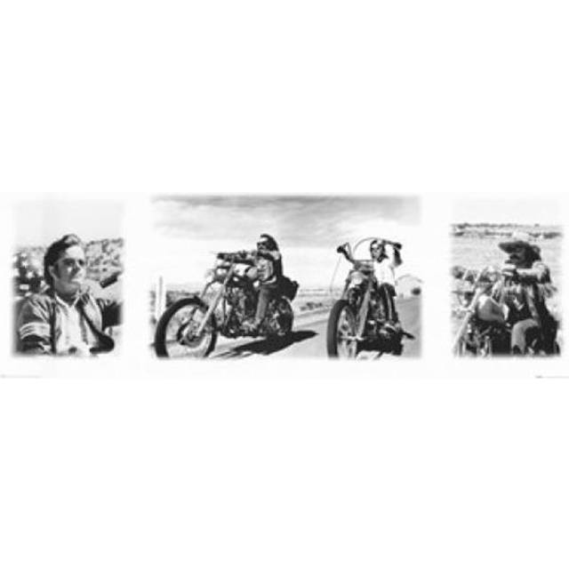Easy Rider Triptych Movie Poster - 17 x 11 in.