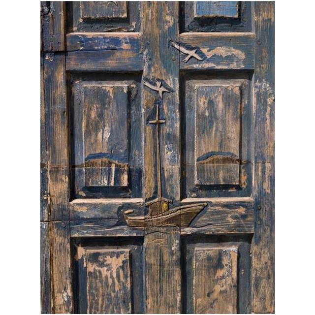 Wooden Door Poster Print, 13 x 18