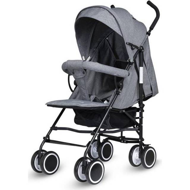 Bambico Easy Fold Stroller Puschair - Grey, Grey