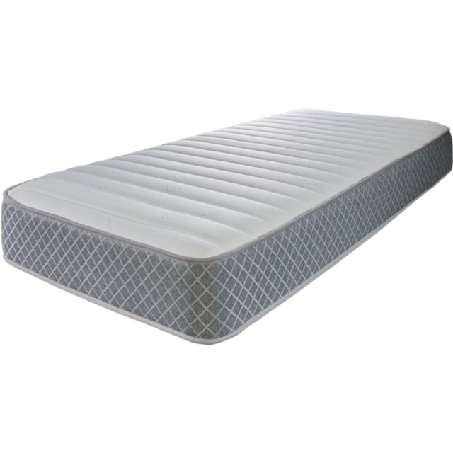 Memory Foam Budget Friendly Hybrid Spring Mattress - Grey / Single