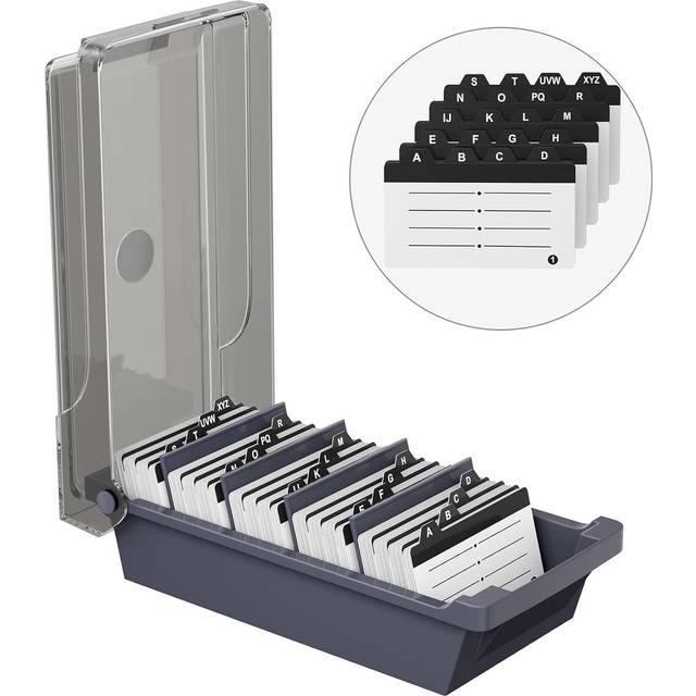 MaxGear Business Card Holder for Desk  Business Card Case Organizer  C