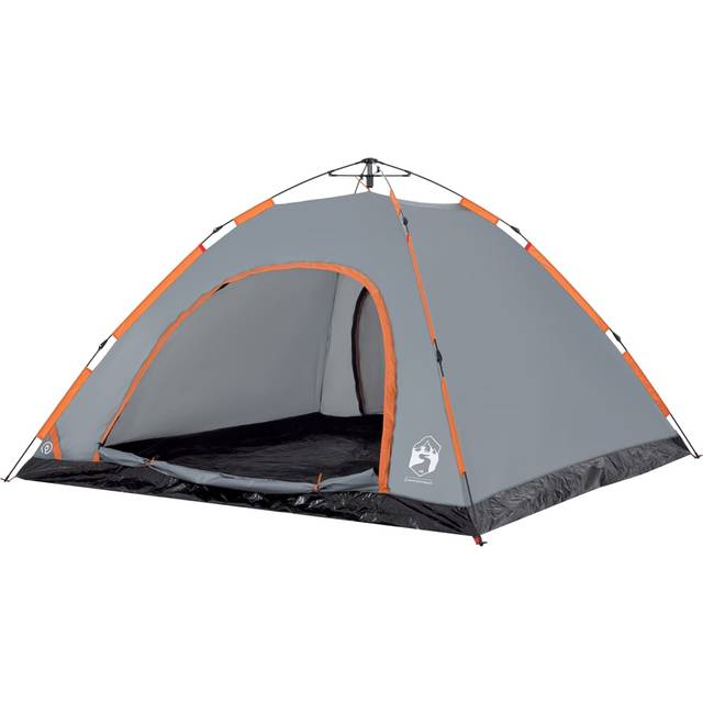 vidaXL Camping Tent 5-Person Blue Quick Release