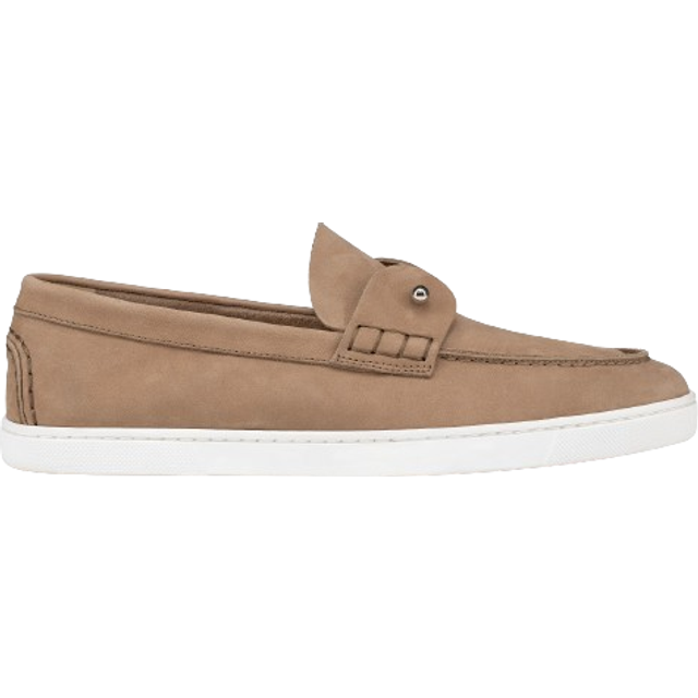 Christian Louboutin Mens Lionne Chambeliboat Leather Low-top Boat Shoes Eur 44 / 10 Uk Men - LIONNE