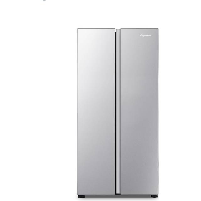 Fridgemaster MS83430ES Total No Frost American Fridge Freezer - Silver - E Rated