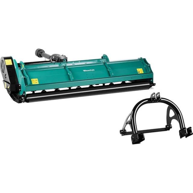 Wiesenfield Flail mulcher - 215 cm working width - three-point linkage (cat. I / II) - self-cleaning roller WIE-FS-220HAT