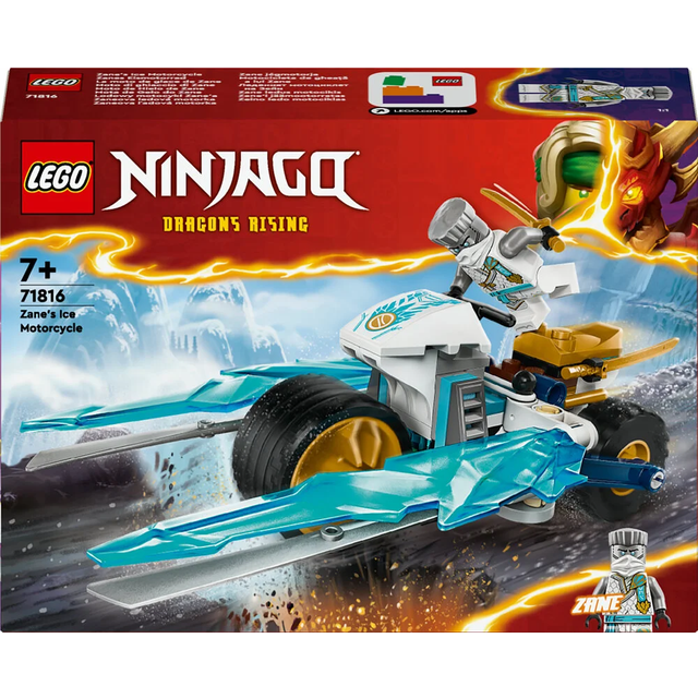 Lego Ninjago Zane's Ice Motorcycle Ninja Toy Set 71816