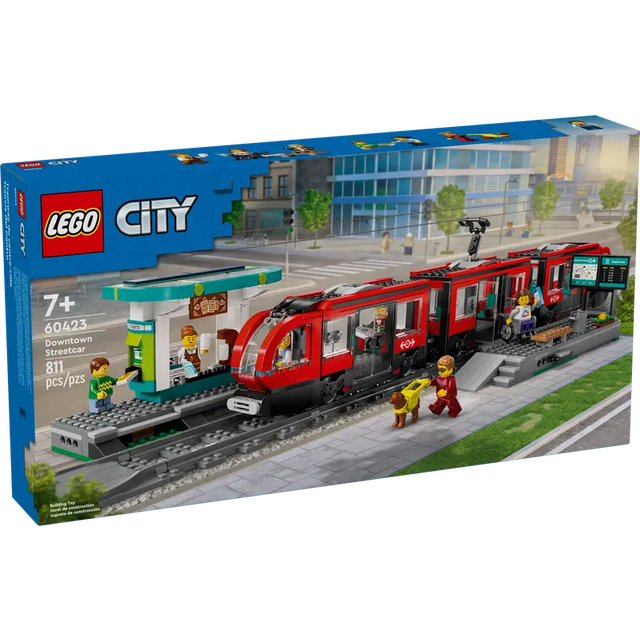 Lego City Downtown Tram And Station Toy Set 60423 - One Colour
