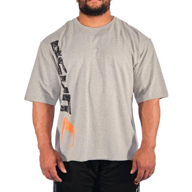 Gasp iron tee XXL, Greymelange/Black
