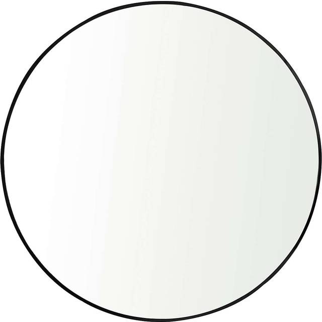 Essentials Round Wall Mirror - Black
