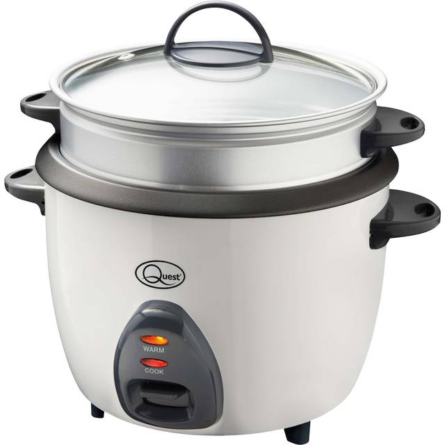 1 Litre Rice Cooker & Steamer - White (2.2 L)