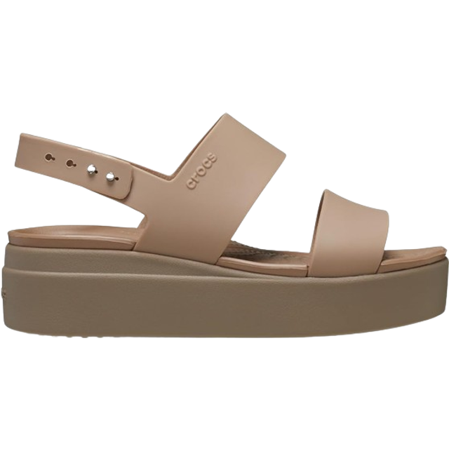 Crocs  Sandals Brooklyn Low Wedge  - 8 - Beige - 8
