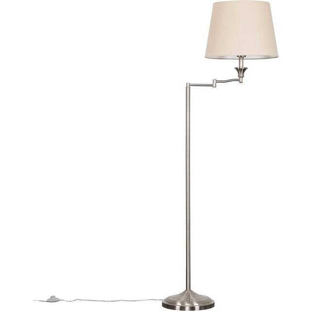 Letitia 148cm Swing Arm Floor Lamp - Beige (148cm H X 35cm W X 35cm D)