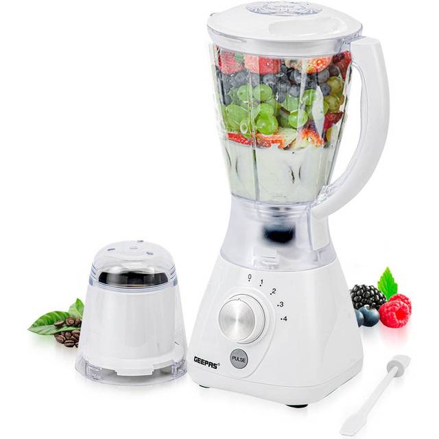 2-In-1 Portable Food Jug Blender & Grinder 1.5L, White