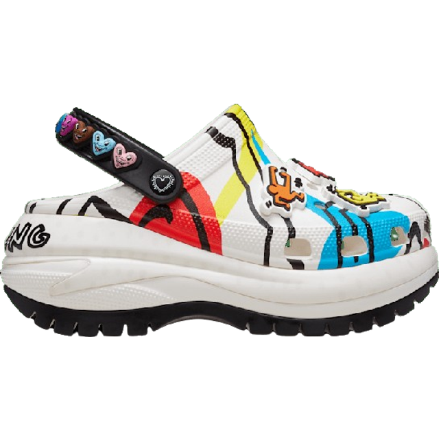 Keith Haring X Crocs ☆ MEGA CRUSH CLOG ☆ 限定版 Crocs Classic Mega Crush Clog Keith Haring Men's - 209822