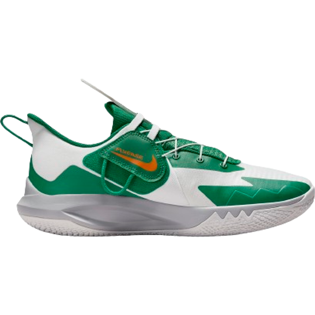 Nike Precision 6 FlyEase 'Malachite Safety Orange' DJ7552-100 - White/Malachite/Sundial - 12.5