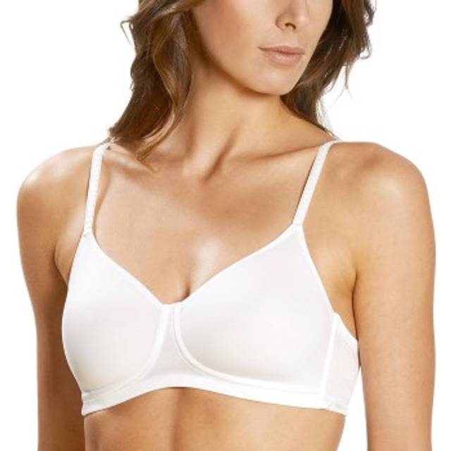 Joan Spacer Bra - 1 White - Mey's Spacer bra from the label's Joan series is made from super lightweight and breathable fabric for all-day comfort. Fitted with adjustable shoulder straps, the everyday essential is minimally detailed so you can easily layer it under a t-shirt.