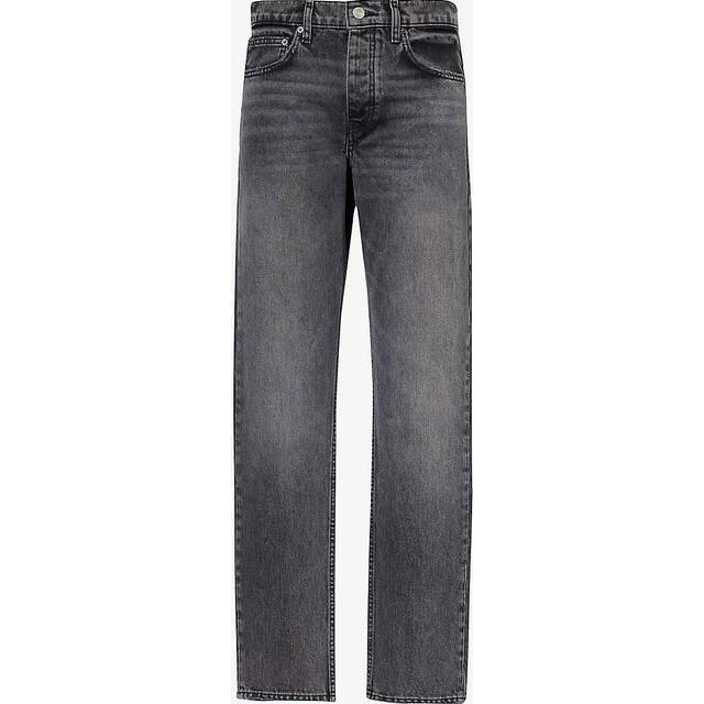 Frame Mid-rise straight jeans - grey (31)