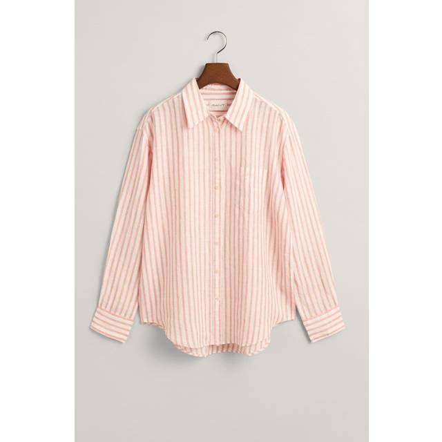 Gant, Blusar & Skjortor , Dam, M, Linne, Linneskjorta - multicolor (M)