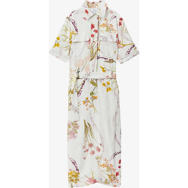 Reiss Faya Floral Print Dress