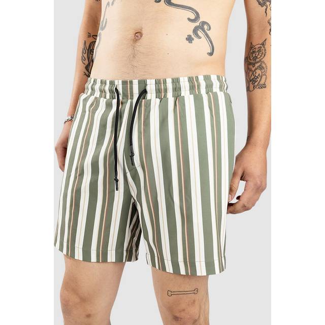 Anerkjendt Shark Swimshorts Stripes Green size L