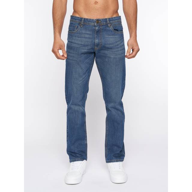 Hydras Straight Leg Jeans - Mid Blue - 30R
