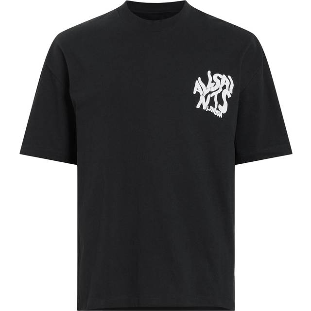 AllSaints Orlando Back Print T-shirt - Black, Black, Size 2Xl, Men - 2XL