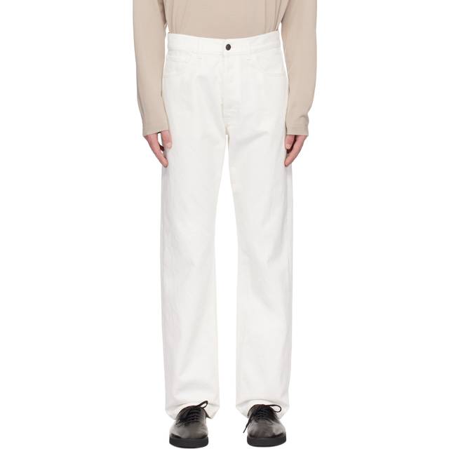 The Row White Burt Jeans - WHT WHITE - WAIST US 36