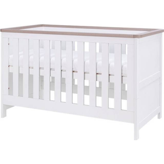 Tutti Bambini Verona Cot Bed White/Oak, White