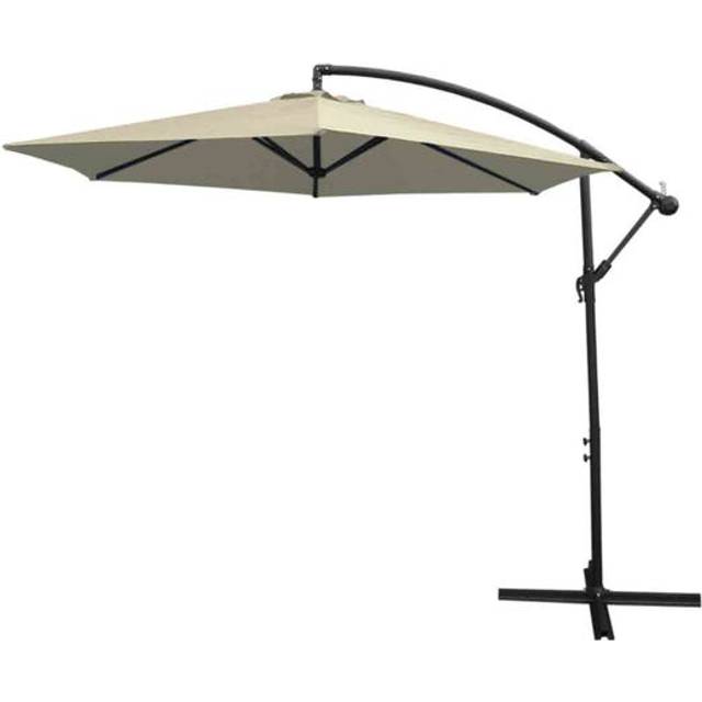 Monster Shop Monstorshop Cream Cantilever Parasol, Cream