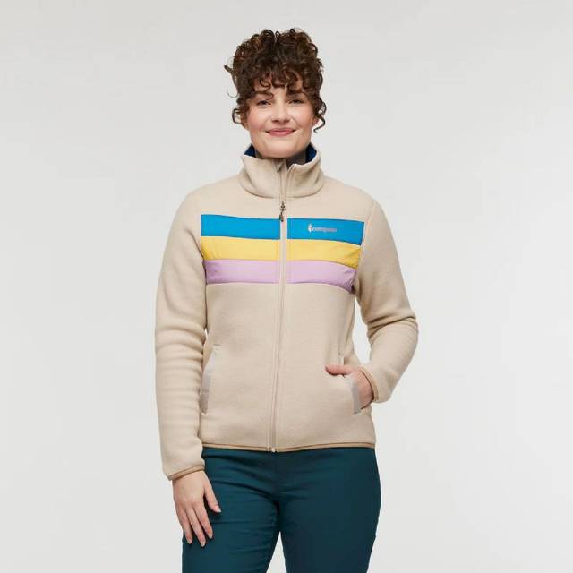 Women's full-zip hooded fleece Cotopaxi Teca - Beige