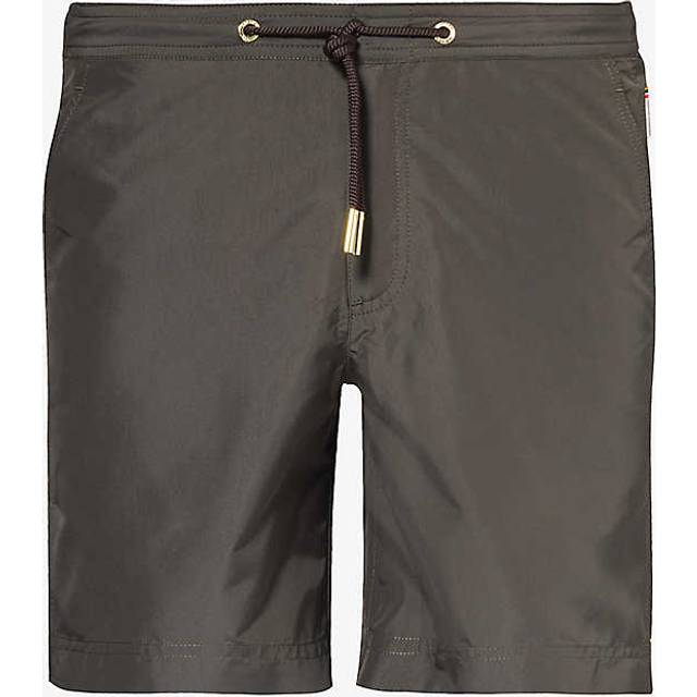 Orlebar Brown Mens Smoked Tea Bulldog Elasticated-waist Recycled-polyester Swim Shorts 34