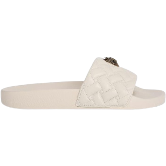 Kurt Geiger London Meena Eagle Quilted Slider Sandals