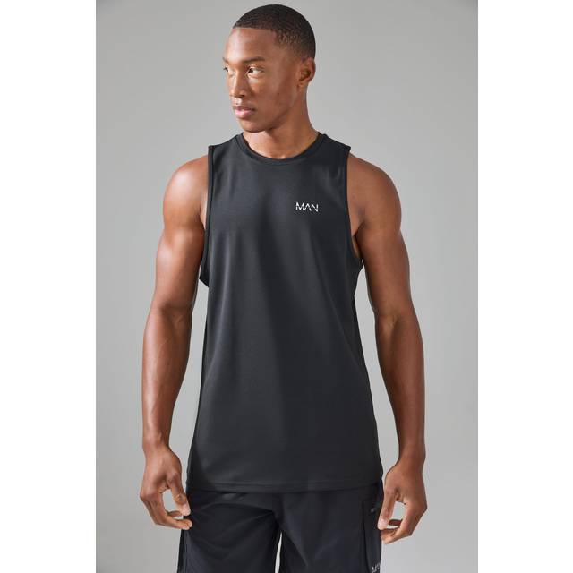 Man Active Performance Regular Fit vest - Black - M