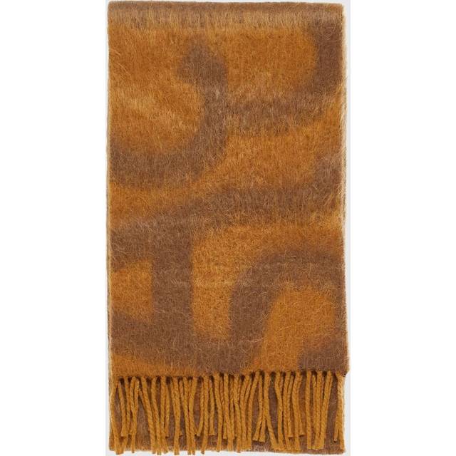 Acne Studios Brown Logo Scarf - 59C Caramel brown - UNI