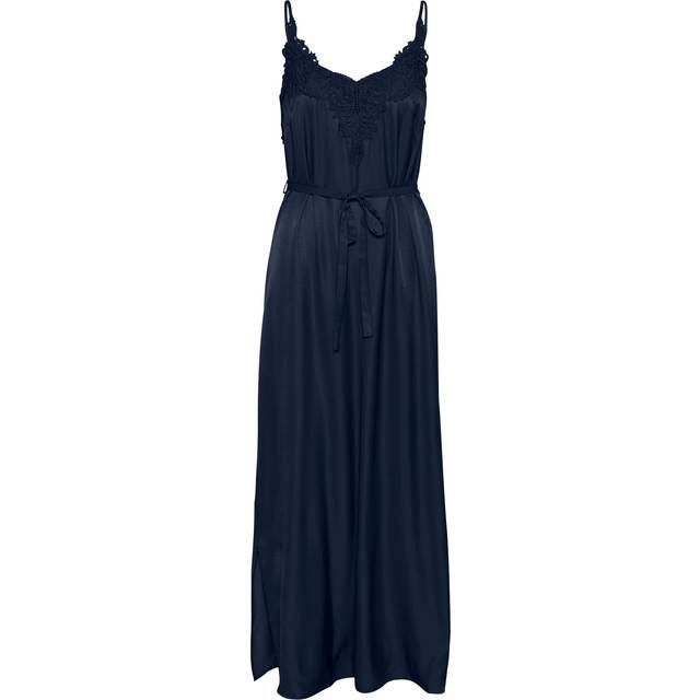Cream, Midi Dresses, female, Blue, L, Navy Blazer Cranna Dress with Embroidery