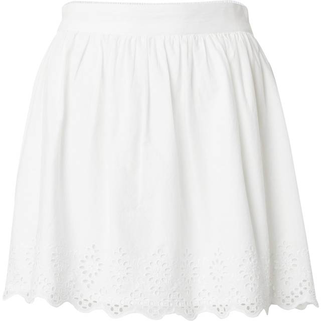 ONLY Onllou Life Emb Flowy Skirt Ptm |Vit |L