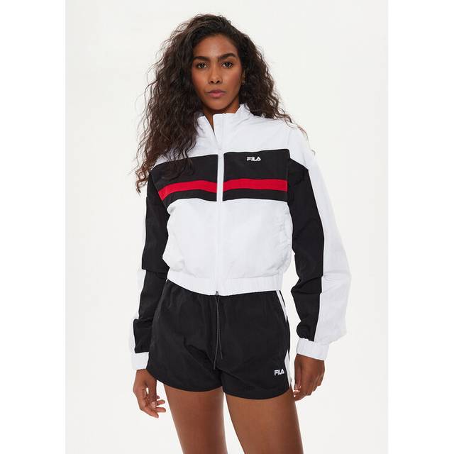 Fila LUBU Cropped Track Jacket Tracksuit Top white - XS