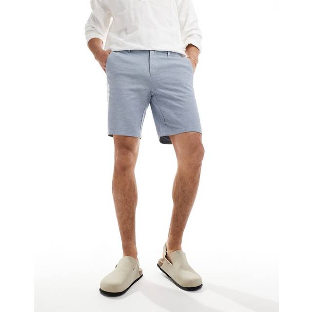 ONLY & SONS Onsmark 0011 Cotton Linen Shorts Noos |Blå |XL