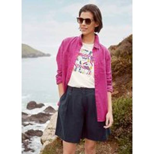 Seasalt Cornwall White Printing Ink T-Shirt
