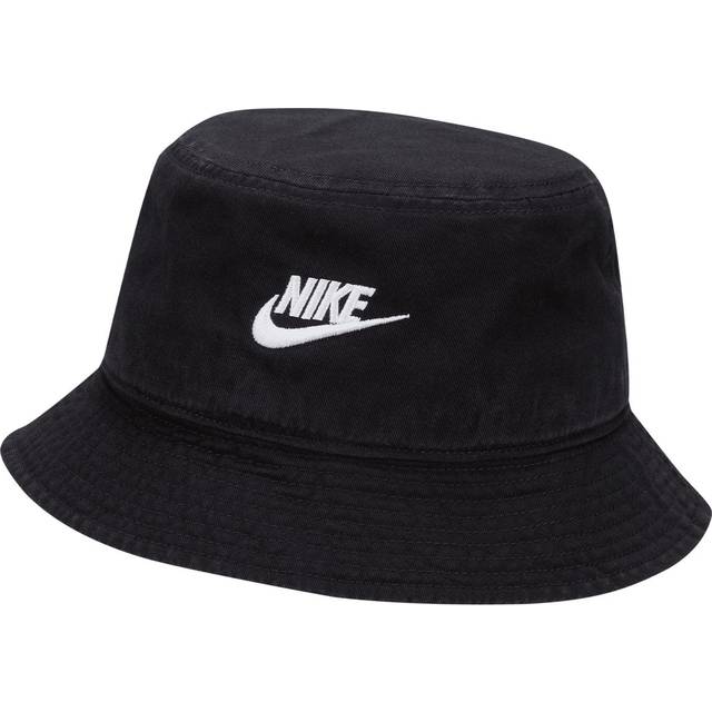Nike Apex Futura Washed Bucket Hat Black/ White S (S)
