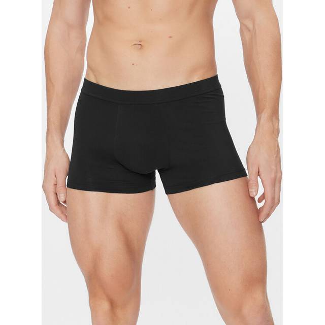 Hom Men's Supreme Cotton Boxer Trunk, Black - Size: 38/39/32