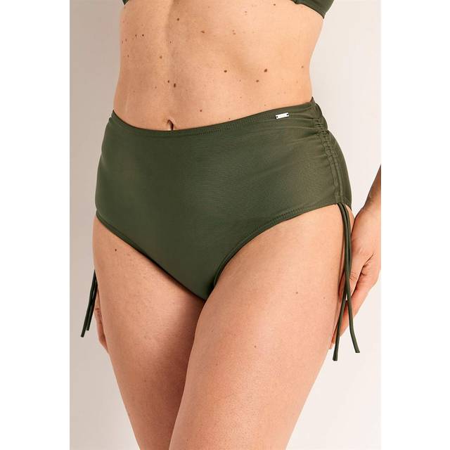 Rynkad bikinitrosa med hög midja