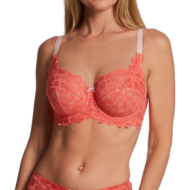 Panache Womens Allure Full Cup Bra - Pink Polyamide - Size 30D