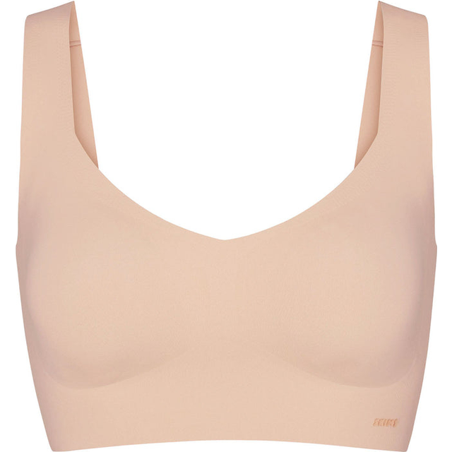 SKIMS Plunge Longline Bralette | Light Neutral | Medium - Clay