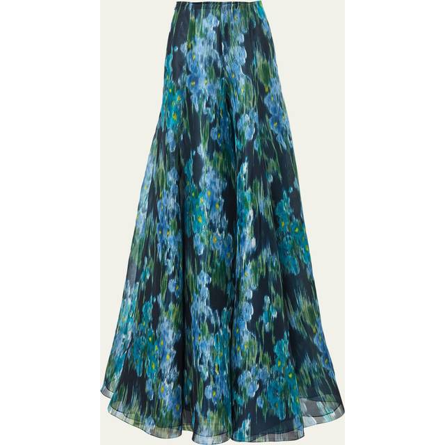 Carolina Herrera Silk Palazzo Pant