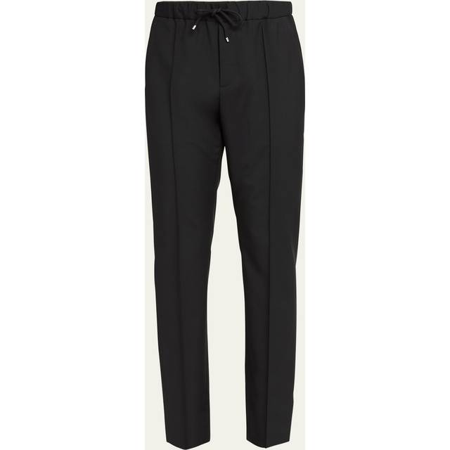 Valentino Men&#39;s Wool Joggers in Black | Size 50 | 5V3RB52225S0NO (50)