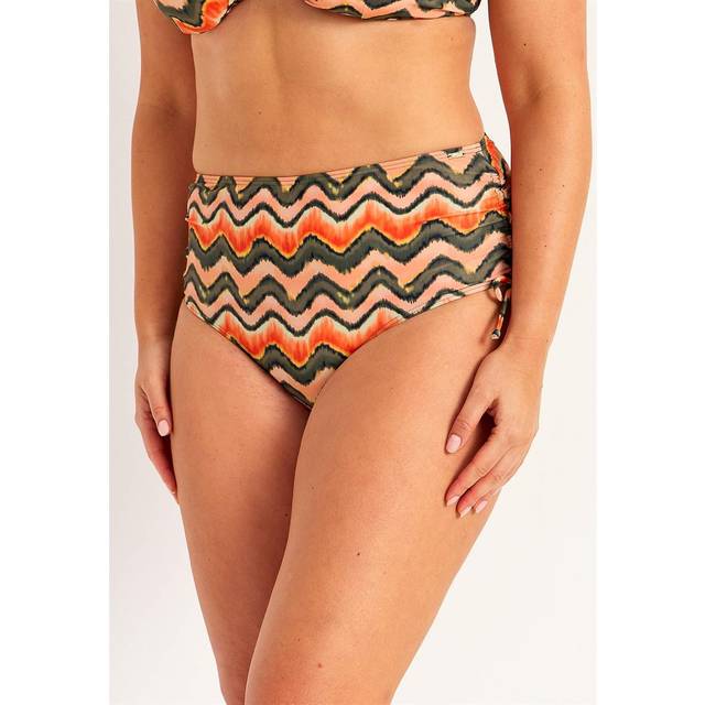 Rynkad bikinitrosa med hög midja Malibu