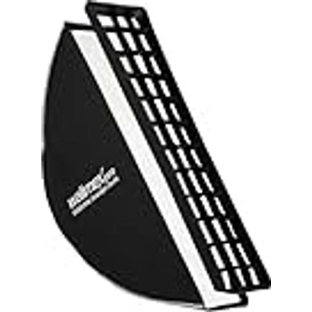 Walimex pro Essential Striplight Softbox 22x90cm, 360 rotatable, easy to set up, incl. grid, Bowens adapter and transport bag, ideal for product a...