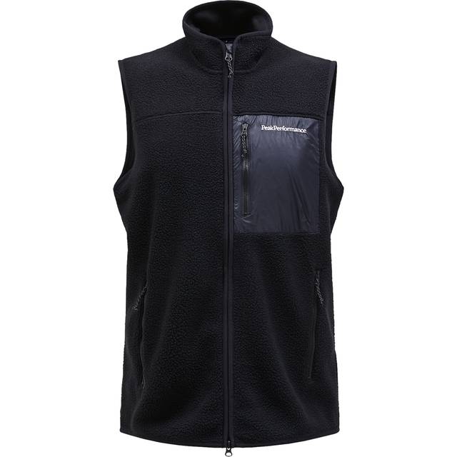 Ground Pile Vest M Black (S) - Svart (S)