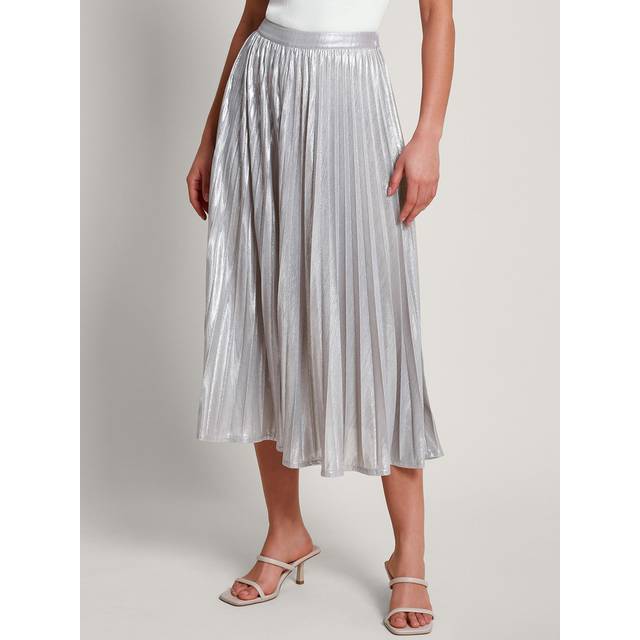 Monsoon Mia Pleated Skirt - Gold